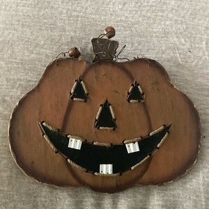 Halloween pumpkin sign